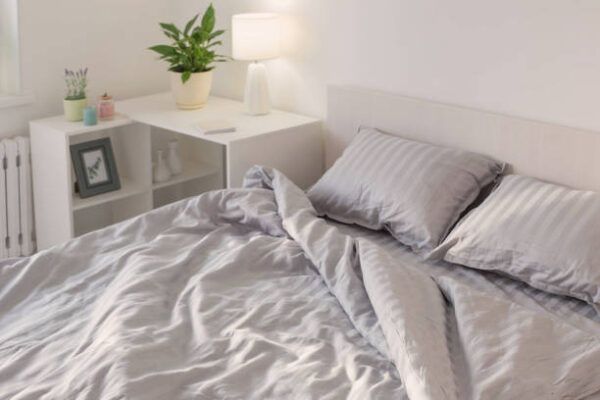 Striped Cotton Bed Sheet